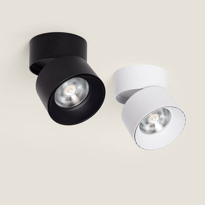 Aplique LED 30W de Aluminio Circular Negro New Onuba