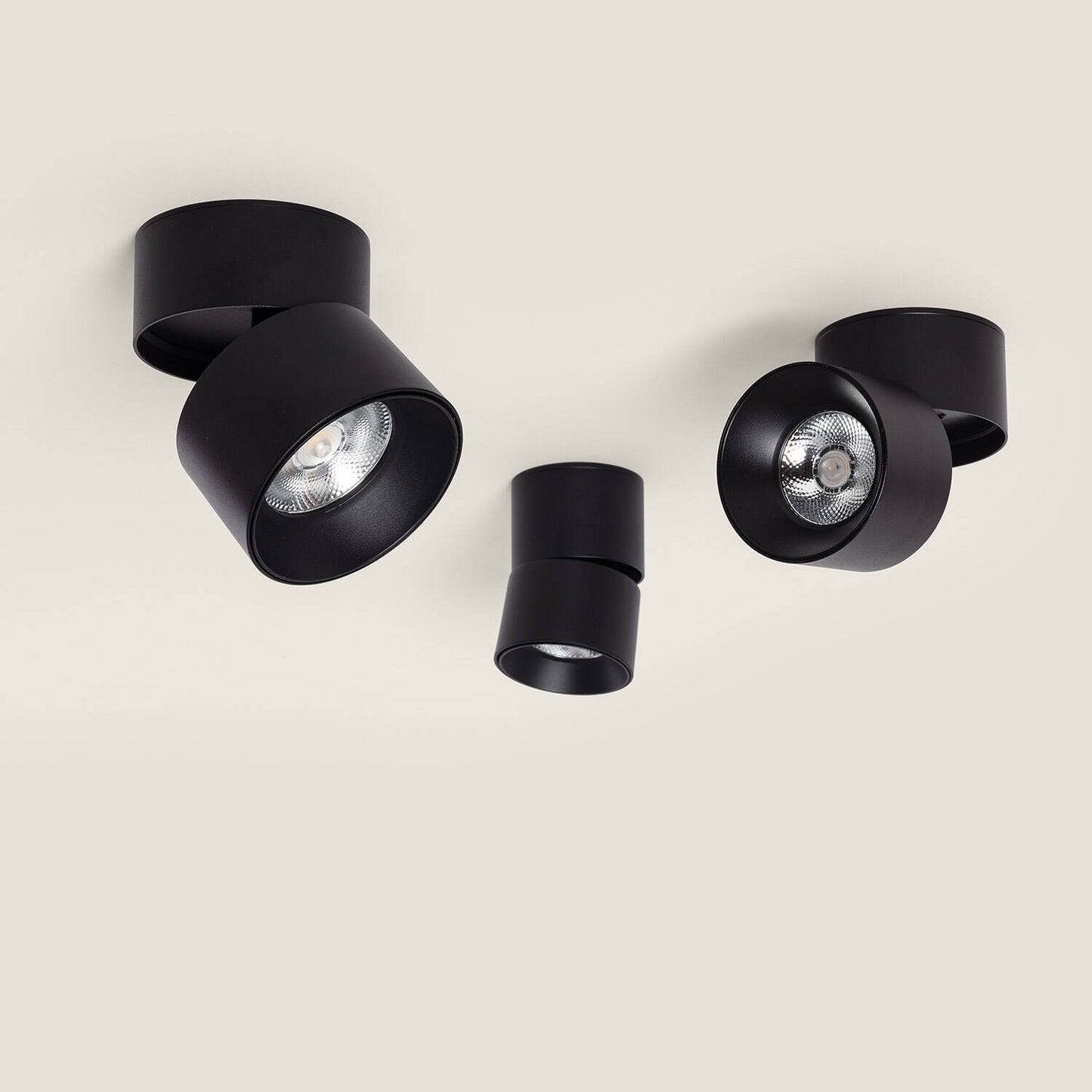 Aplique LED 30W de Aluminio Circular Negro New Onuba
