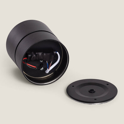 Aplique LED 30W de Aluminio Circular Negro New Onuba