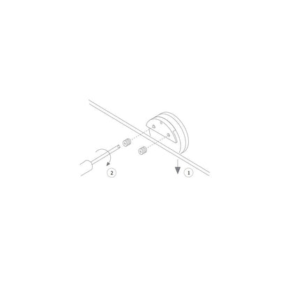 Aplique LED 4W para Espejo de Baño  Aluminio Barbados