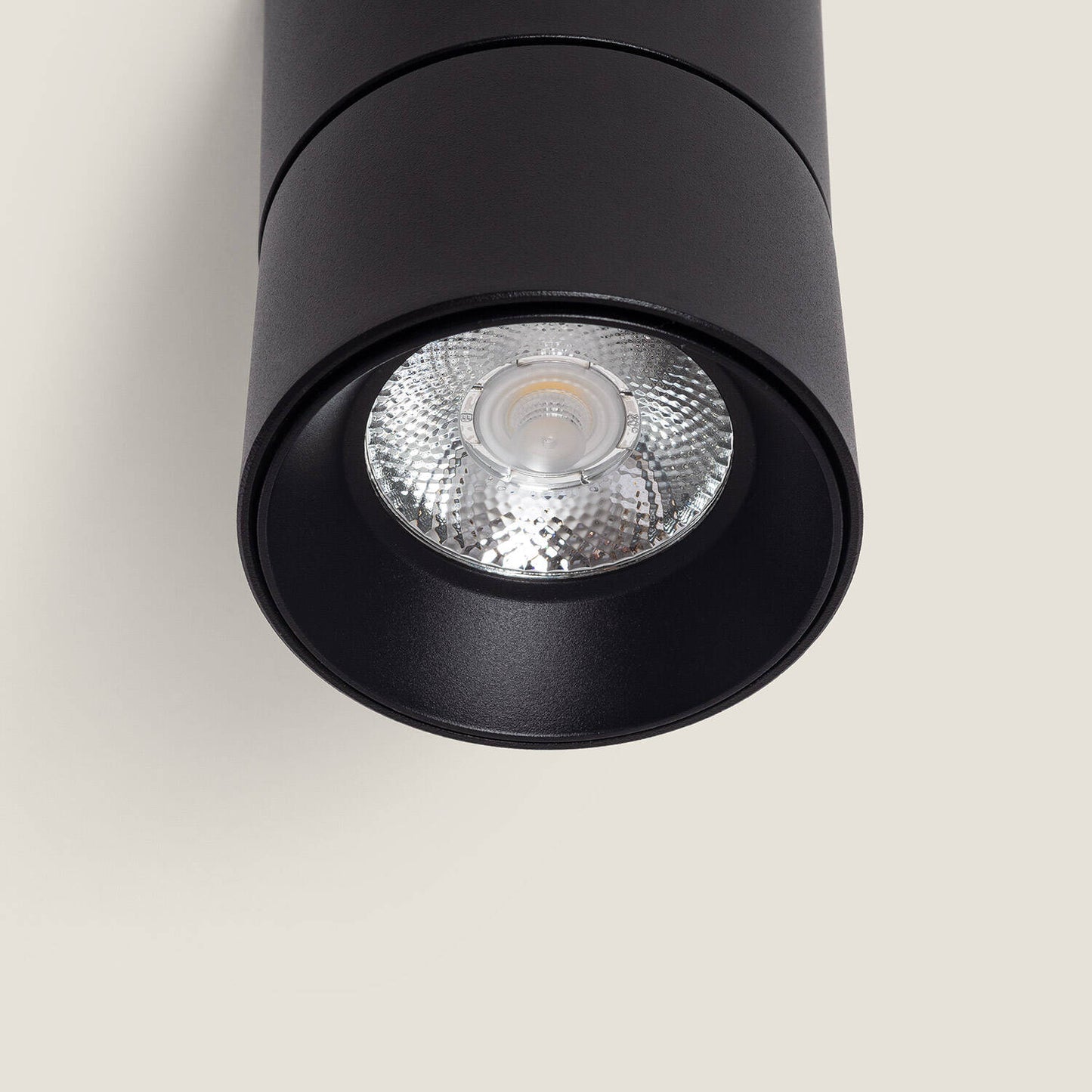 Aplique LED 7W Aluminio Circular Negro New Onuba