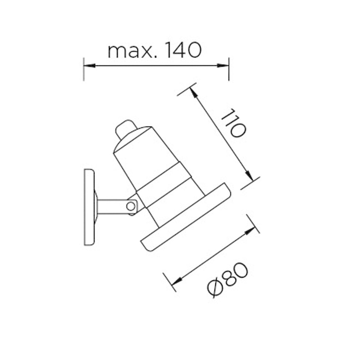 Aplique LED Aqua Spotlight 5W IP68 Sumergible LEDS-C4 05-9889-CA-CM