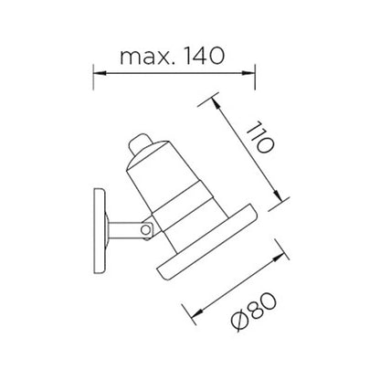 Aplique LED Aqua Spotlight 5W IP68 Sumergible LEDS-C4 05-9889-CA-CM