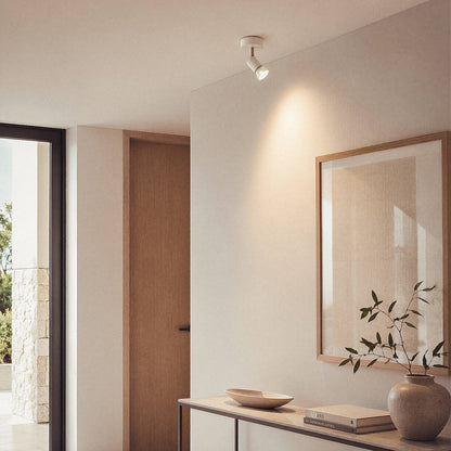 Aplique Orientable Aluminio 1 Foco Oasis Blanco