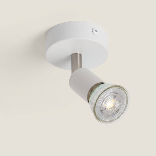 Aplique Orientable Aluminio 1 Foco Oasis Blanco