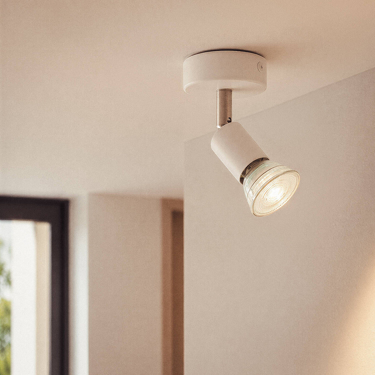Aplique Orientable Aluminio 1 Foco Oasis Blanco