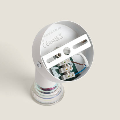 Aplique Orientable Aluminio 1 Foco Oasis Blanco