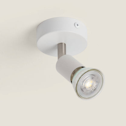 Aplique Orientable Aluminio 1 Foco Oasis Blanco