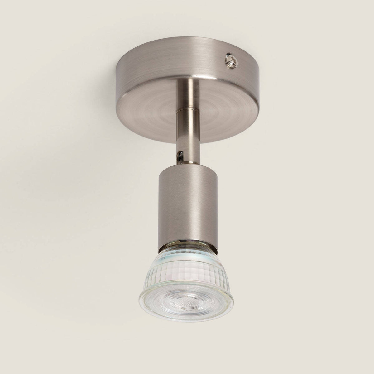 Aplique Orientable Aluminio Oasis 1 Foco Plata