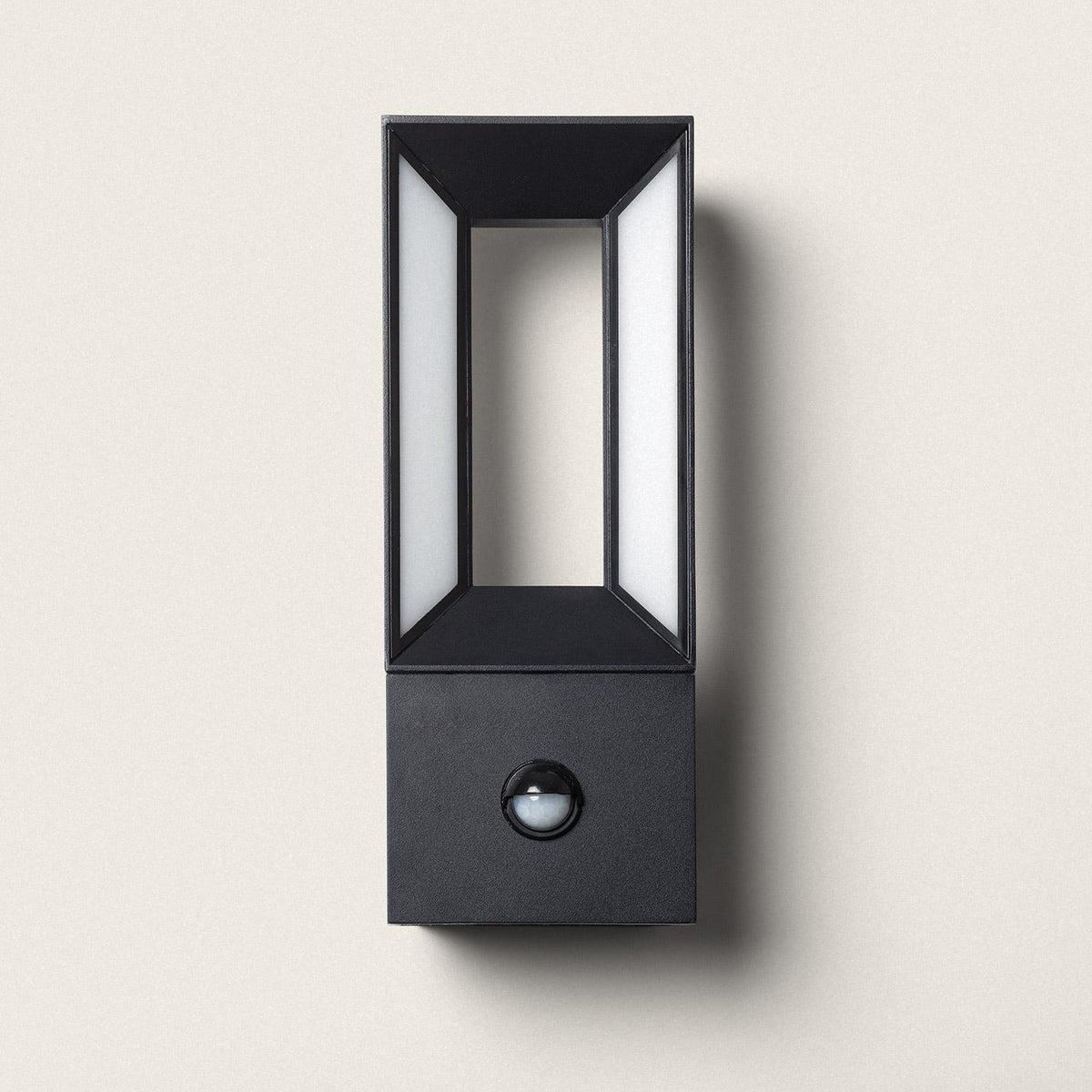 Aplique Pared Exterior LED Aluminio 10W Trimel Con sensor Movimiento