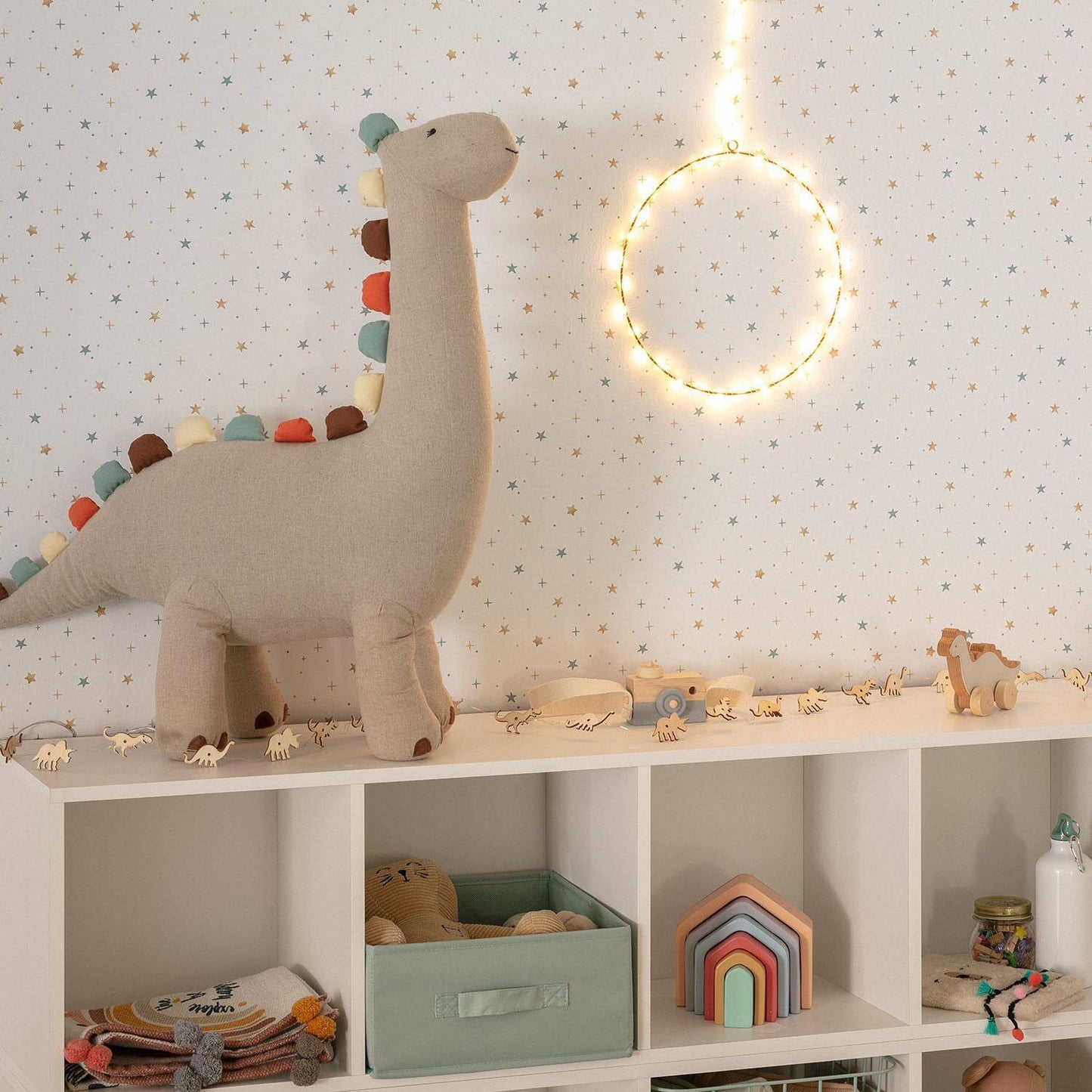 Aro con Guirnalda de Luces LED Hoop