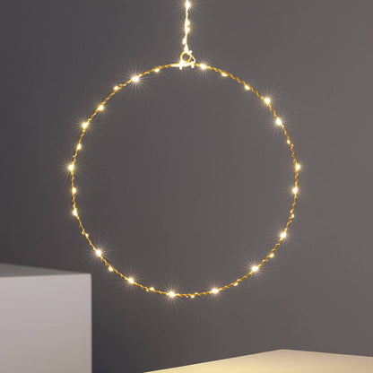 Aro con Guirnalda de Luces LED Hoop