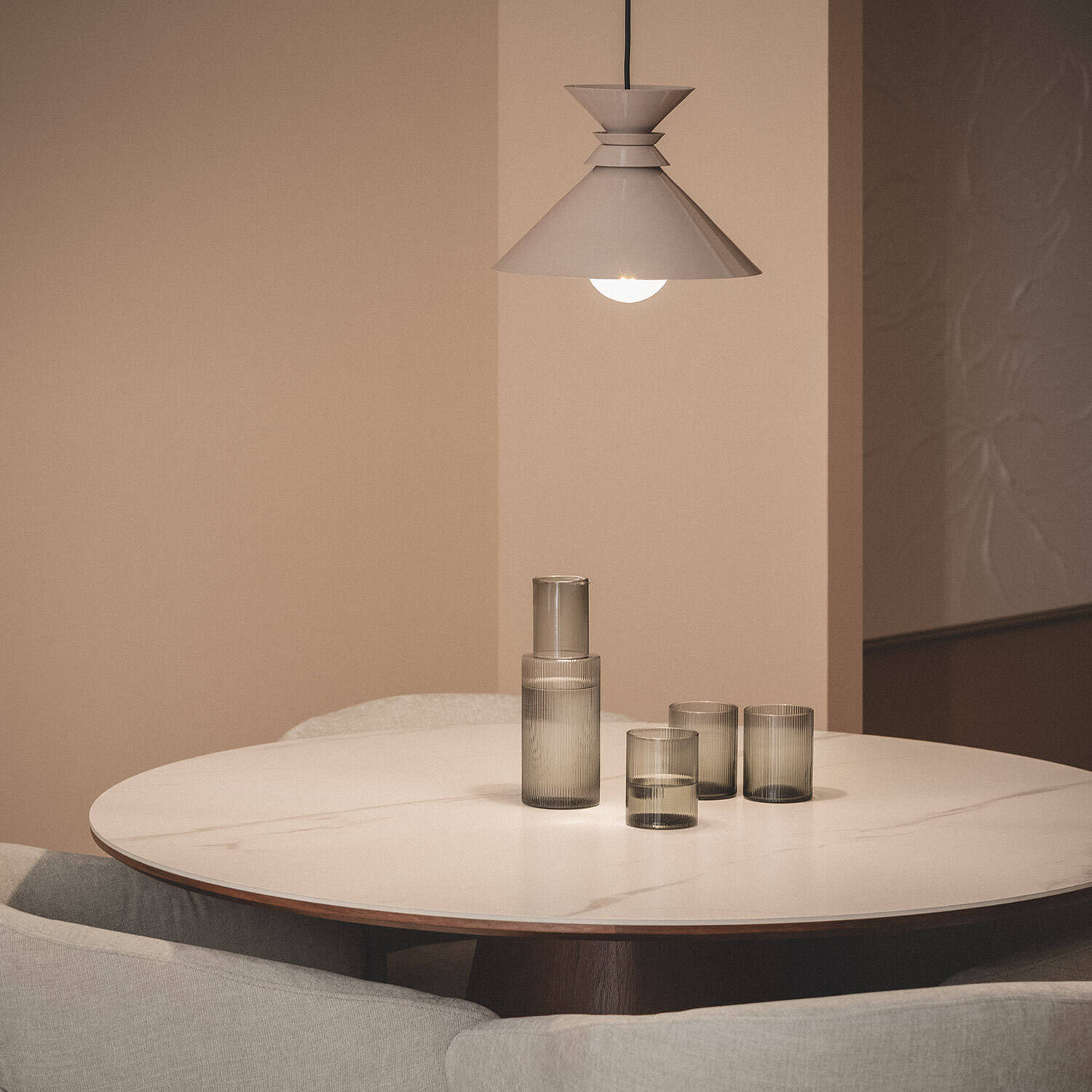 Lámpara Colgante Metal Rattota