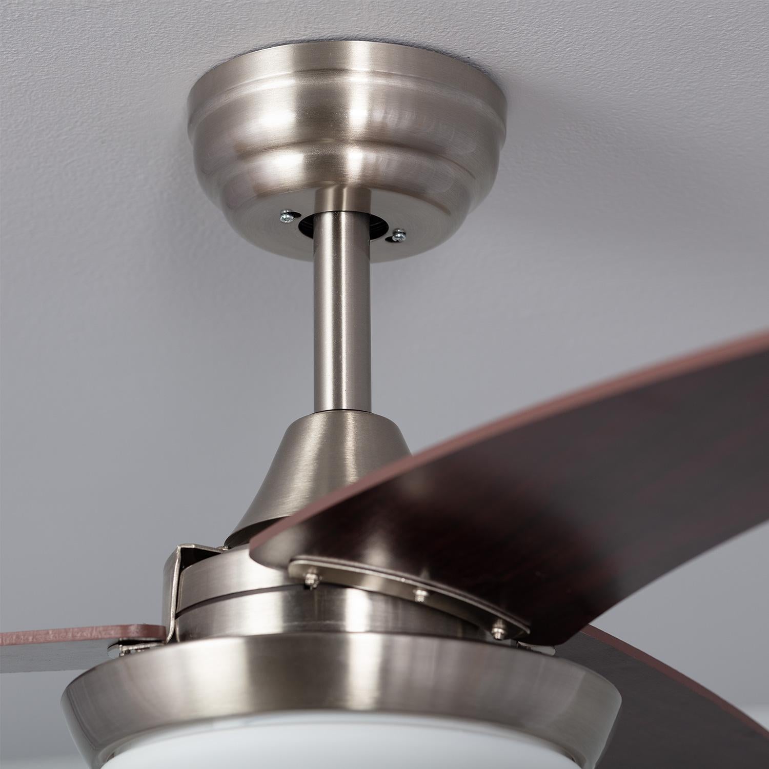 Ventilador de Techo Silencioso Neil Madera 107cm Motor DC