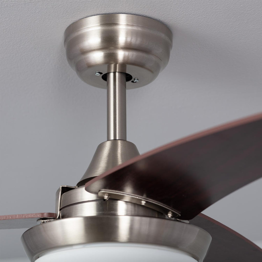 Ventilador de Techo Silencioso Neil Madera 107cm Motor DC WiFi