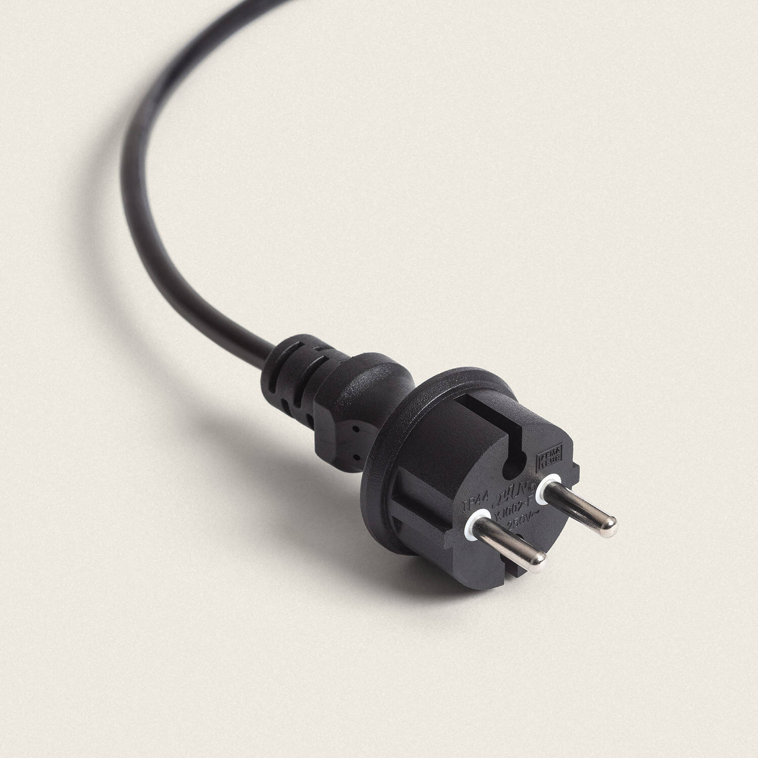 Guirnalda Luces Exterior con 5 Portalámparas B22 5m Negro IP44