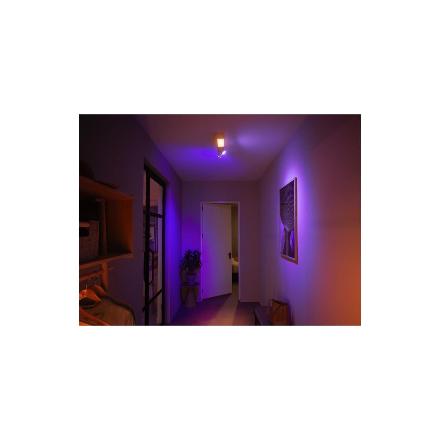 Lámpara de Techo LED White Color GU10 2x5.7W PHILIPS Hue Centris