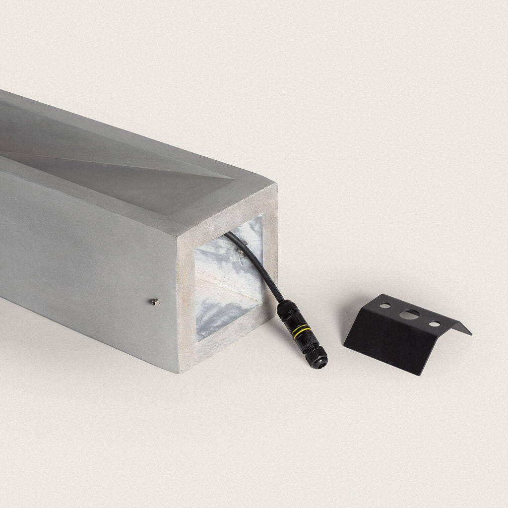 Baliza Exterior LED Regulable 6W Cemento Lumixa