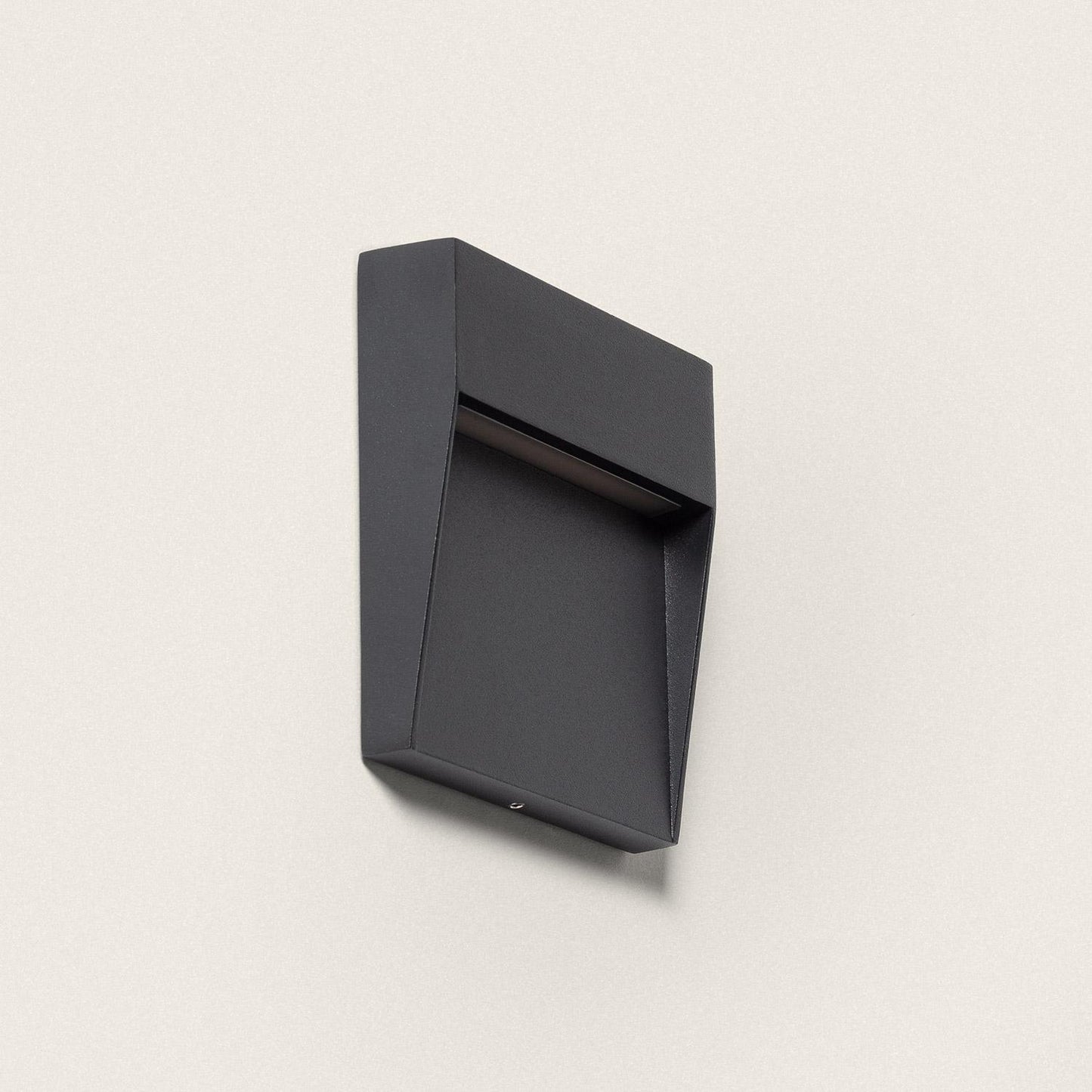 Baliza de Pared Exterior LED 3W CCT Seleccionable Aluminio Superficie Cuadrado Jade