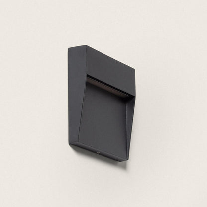 Baliza de Pared Exterior LED 3W CCT Seleccionable Aluminio Superficie Cuadrado Jade