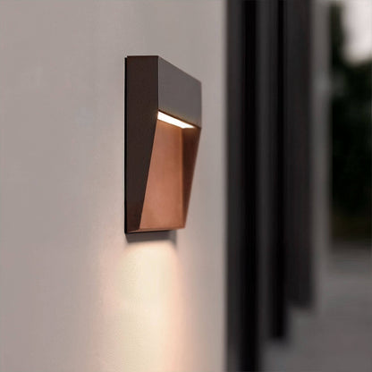 Baliza de Pared Exterior LED 3W CCT Seleccionable Aluminio Superficie Cuadrado Jade