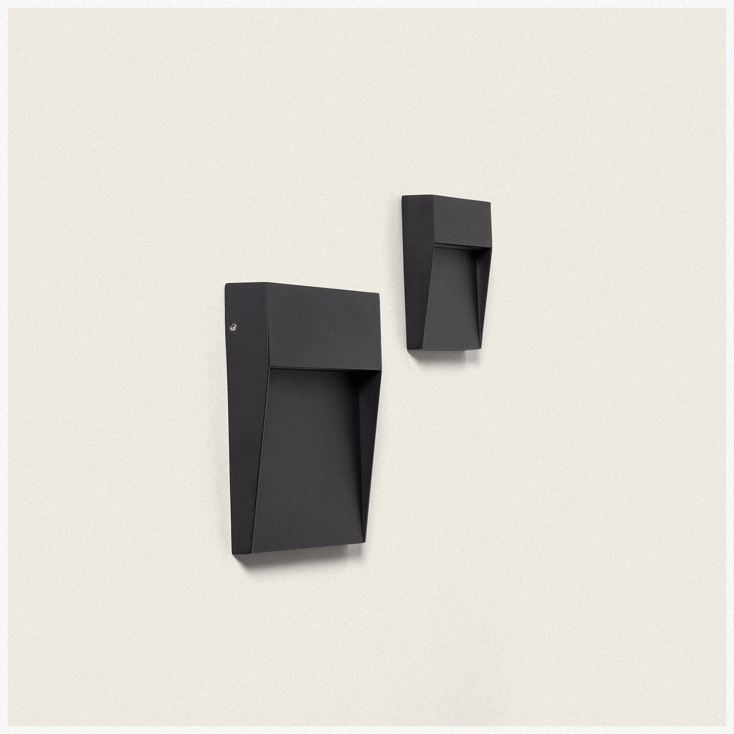 Baliza de Pared Exterior LED 3W CCT Seleccionable Aluminio Superficie Cuadrado Jade