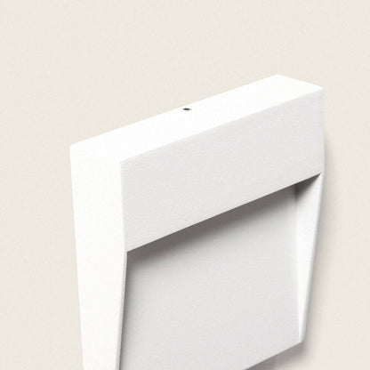 Baliza de Pared Exterior LED 3W CCT Seleccionable Aluminio Superficie Cuadrado Jade