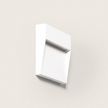 Baliza de Pared Exterior LED 3W CCT Seleccionable Aluminio Superficie Cuadrado Jade