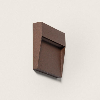 Baliza de Pared Exterior LED 3W CCT Seleccionable Aluminio Superficie Cuadrado Jade