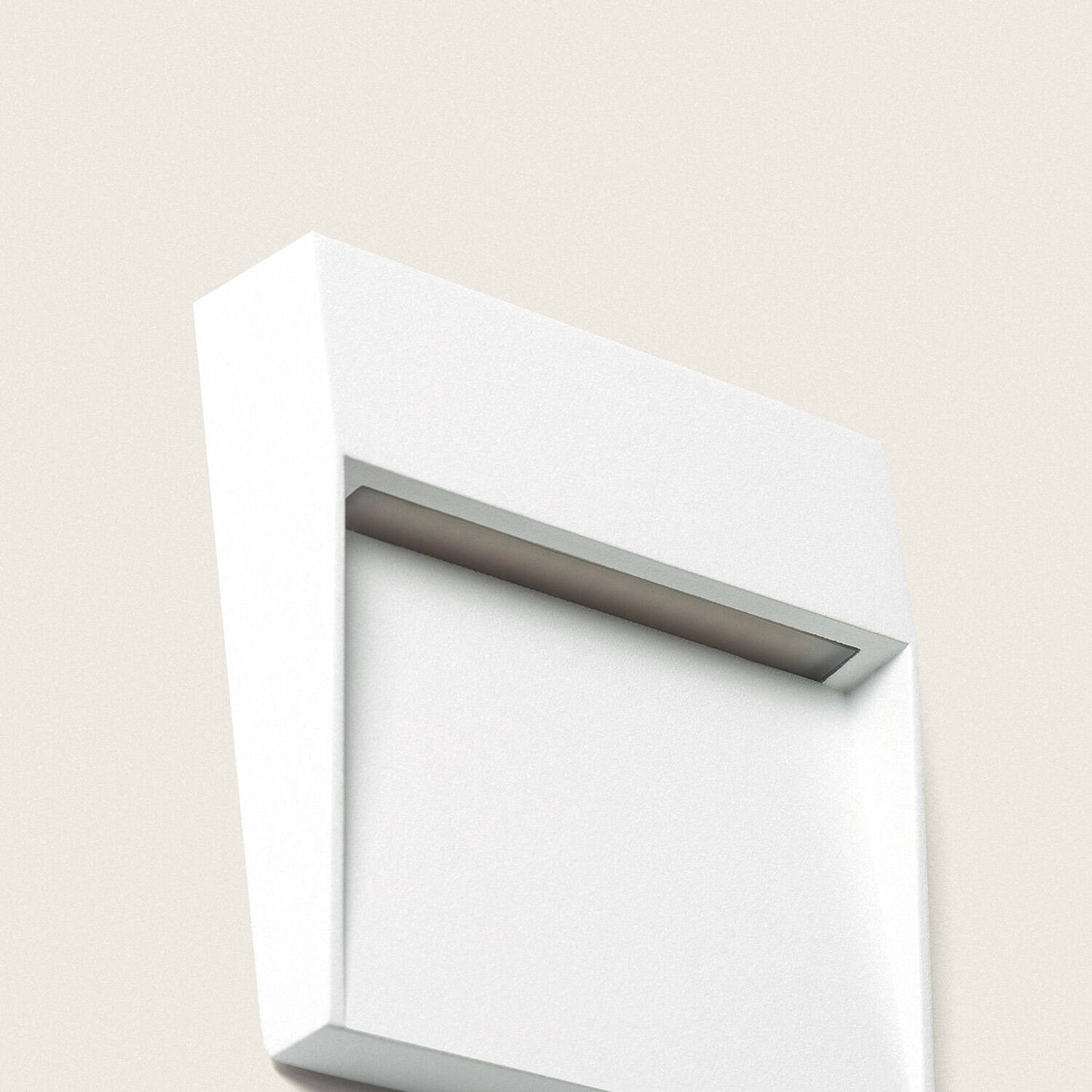Baliza de Pared Exterior LED 3W CCT Seleccionable Aluminio Superficie Cuadrado Jade