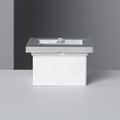 Baliza de Pared LED 1.5 W Empotrable con Sensor PIR Bark Gris
