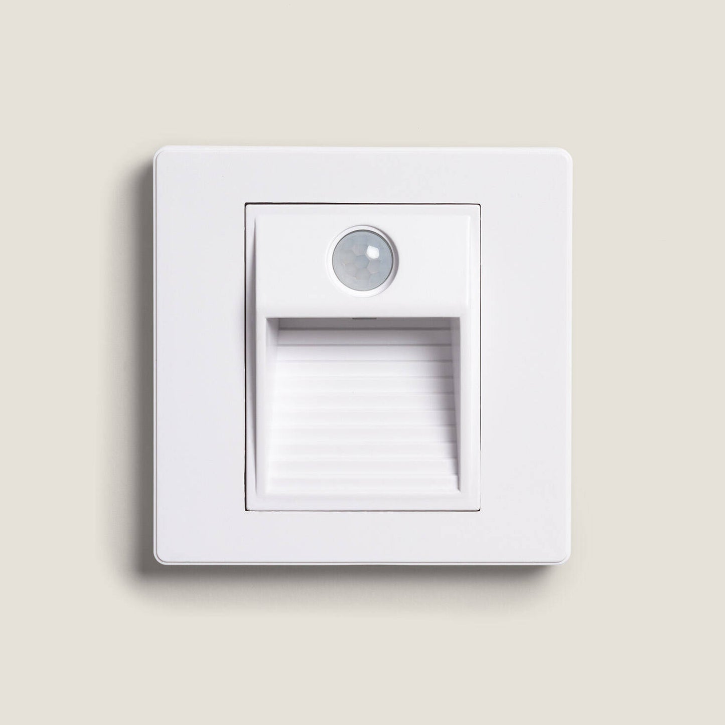 Baliza de Pared LED Empotrable con Sensor PIR Olite para Caja Universal