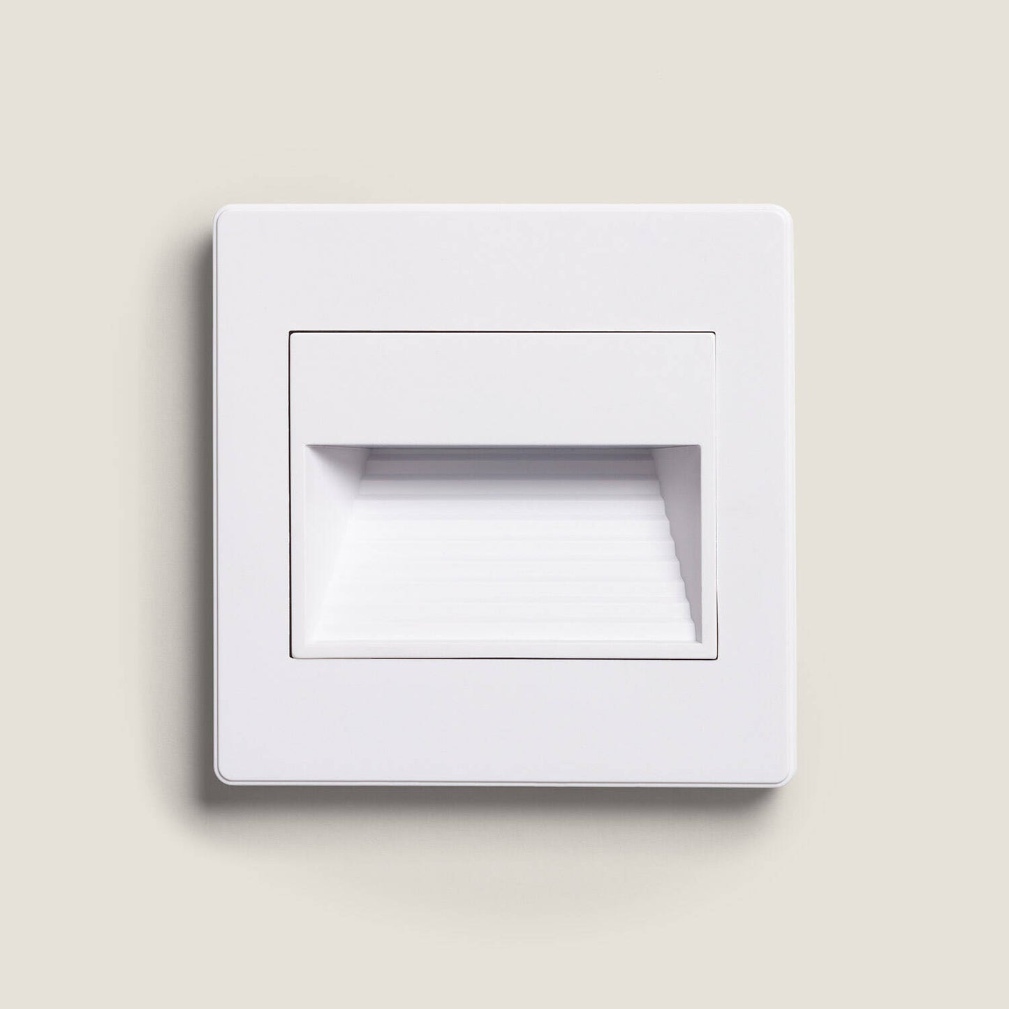 Baliza de Pared LED Empotrable Cuadrado Olite para Caja Universal