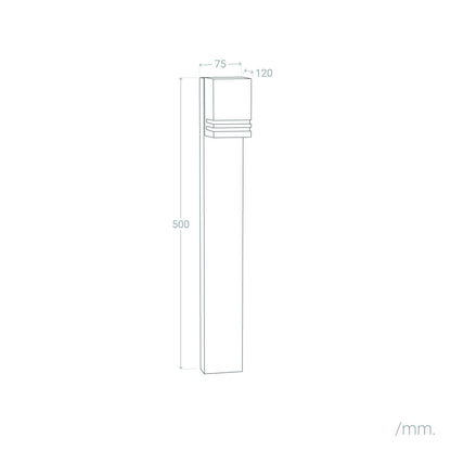 Baliza de Pie Exterior S Aluminio Minol