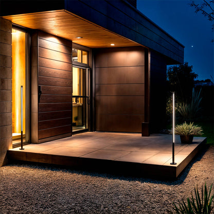 Baliza de Pie Exterior LED 12-24W 80-160 cm Superficie Calax