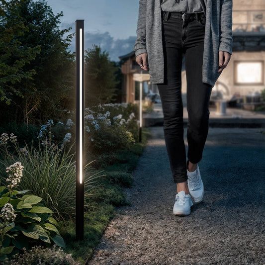 Baliza de Pie Exterior LED 12-24W 80-160 cm Superficie Calax