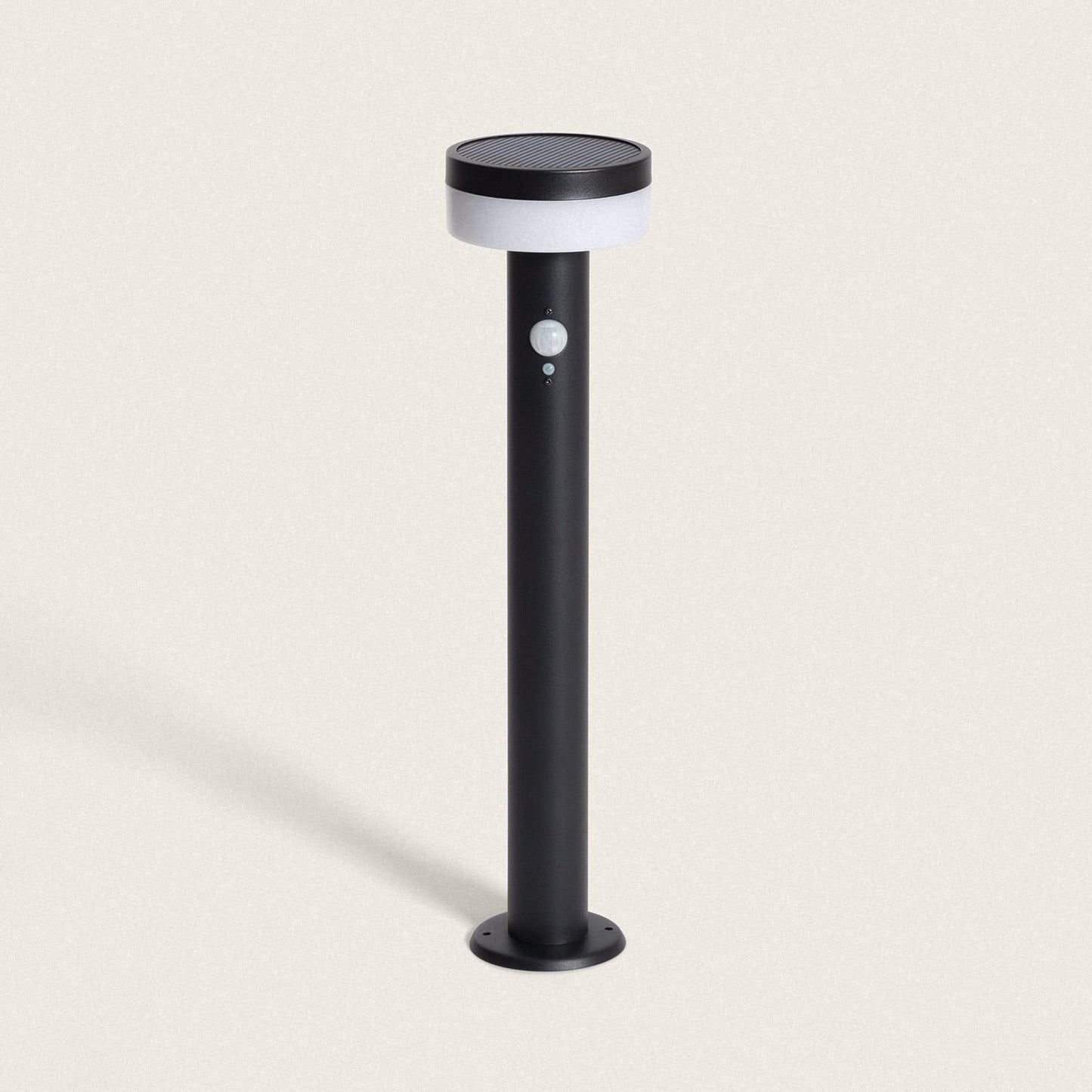 Baliza de Pie Exterior Solar LED 1,5W 50cm Acero Inoxidable con Sensor de Movimiento Ashier