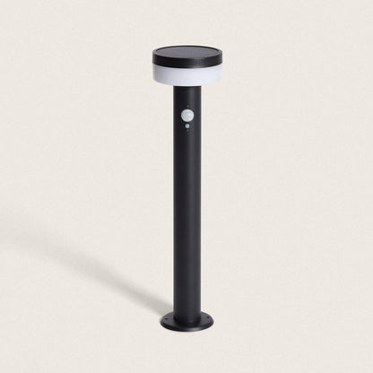 Baliza de Pie Exterior Solar LED 1,5W 50cm Acero Inoxidable con Sensor de Movimiento Ashier