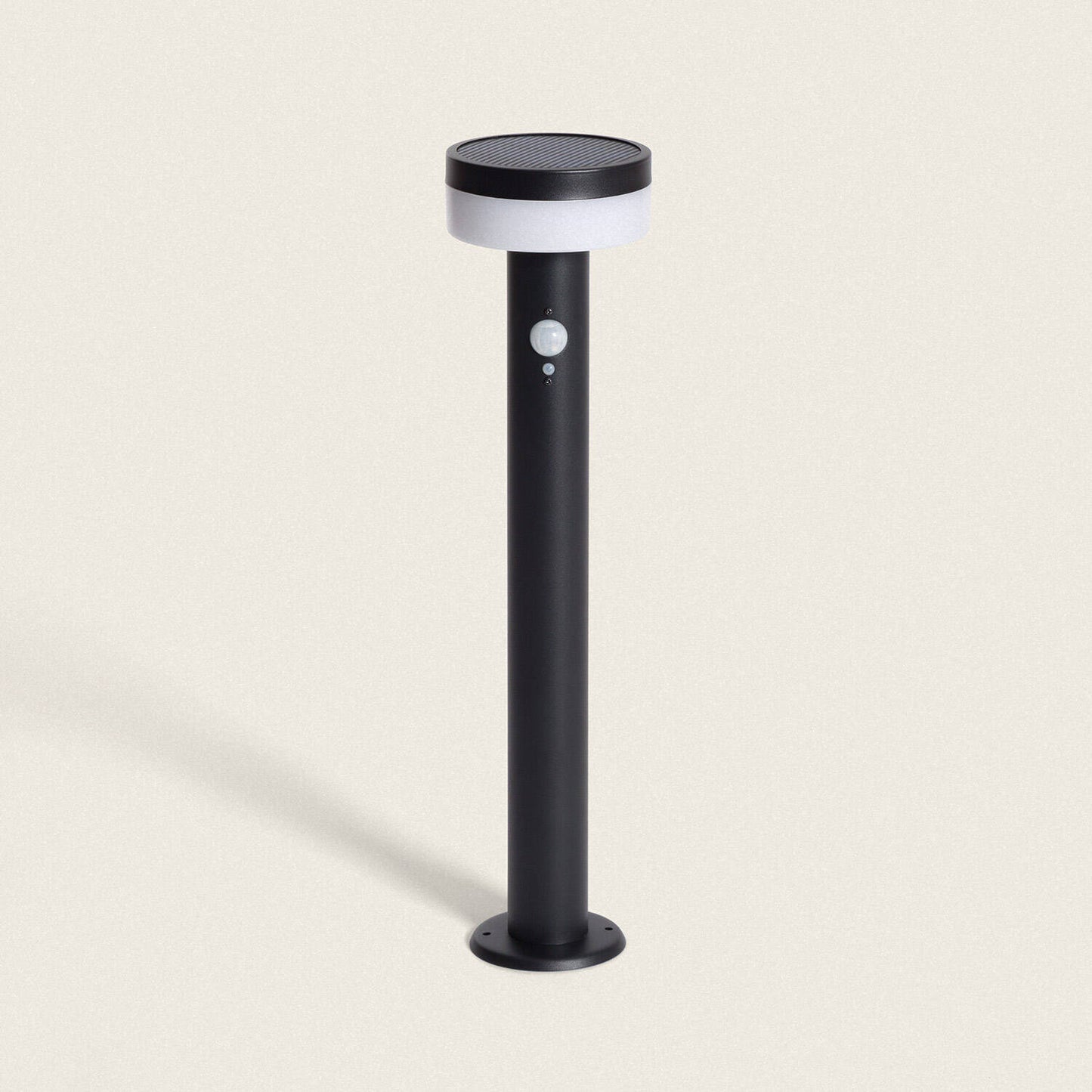 Baliza de Pie Exterior Solar LED 1,5W 50cm Acero Inoxidable con Sensor de Movimiento Ashier