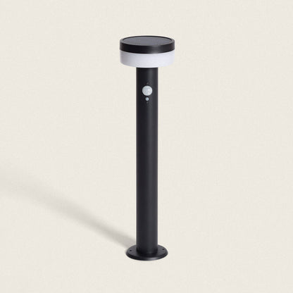 Baliza de Pie Exterior Solar LED 1,5W 50cm Acero Inoxidable con Sensor de Movimiento Ashier