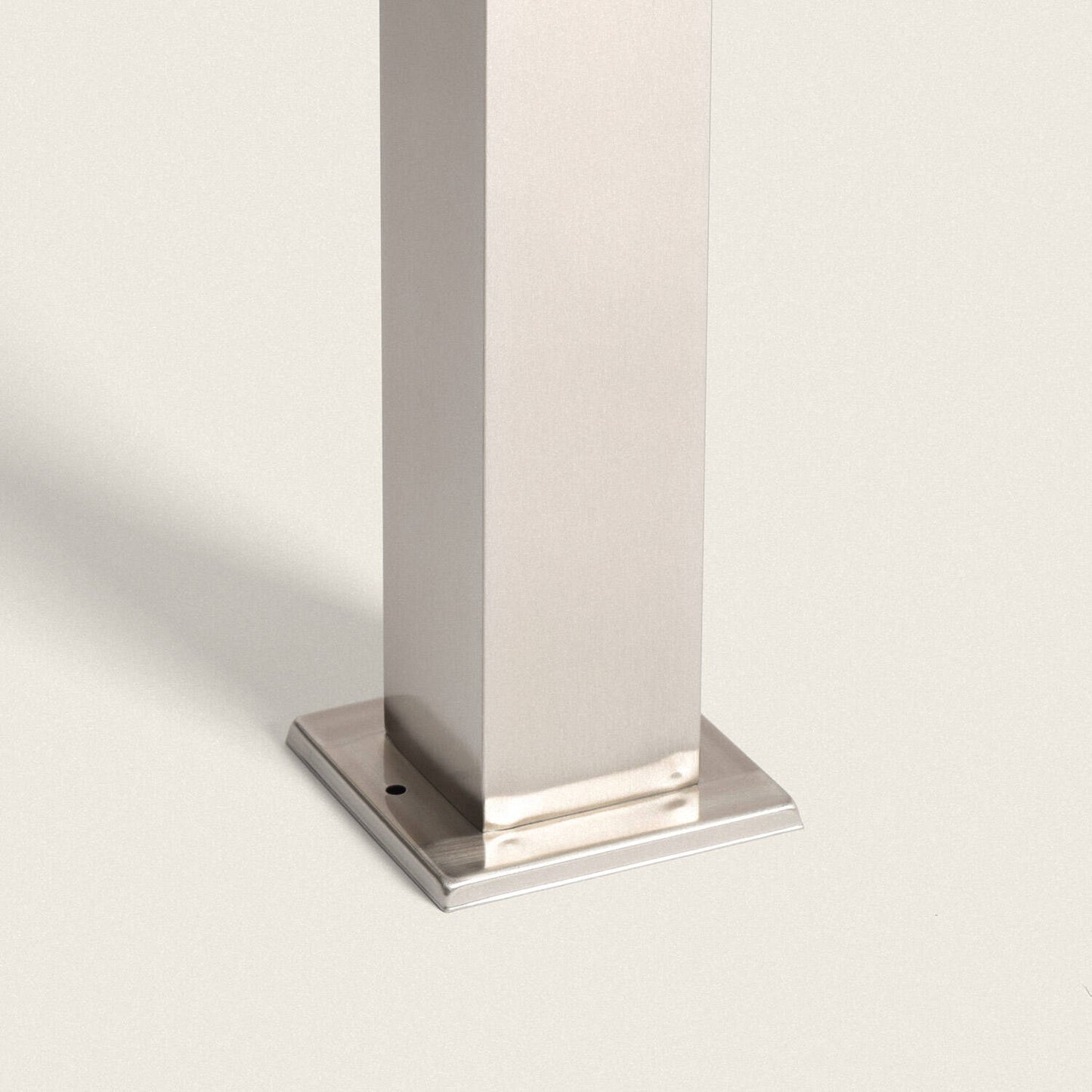 Baliza de Pie Exterior Solar LED 5W 50cm Acero Inoxidable con Sensor de Movimiento Barton Square
