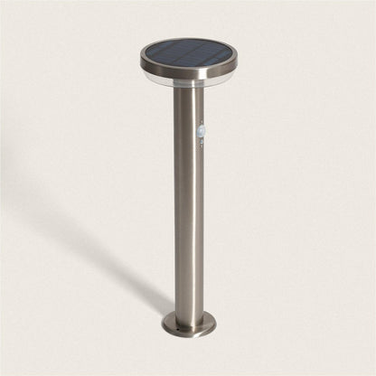 Baliza de Pie Exterior Solar LED 5W 50cm Acero Inoxidable con Sensor de Movimiento Barton