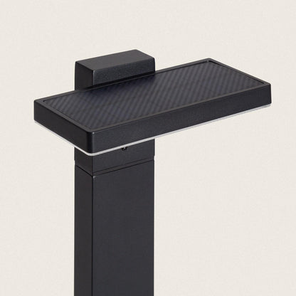 Baliza de Pie Exterior Solar LED 4W 50cm Aluminio con Sensor de Movimiento Bran