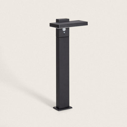 Baliza de Pie Exterior Solar LED 4W 50cm Aluminio con Sensor de Movimiento Bran