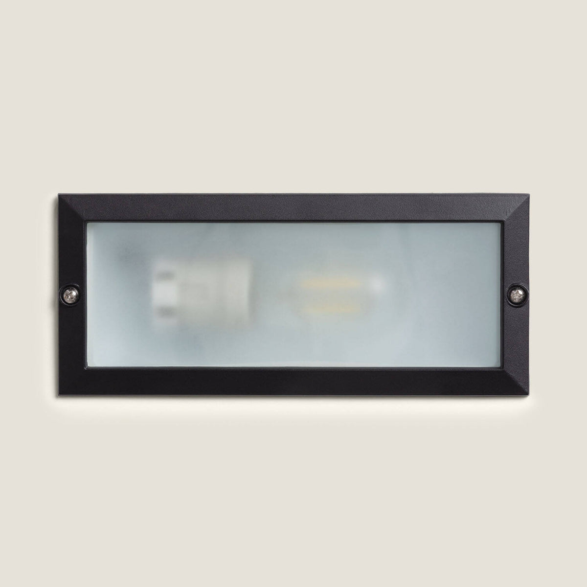 Baliza Exterior Empotrable Pared Aluminio para Bombilla E27