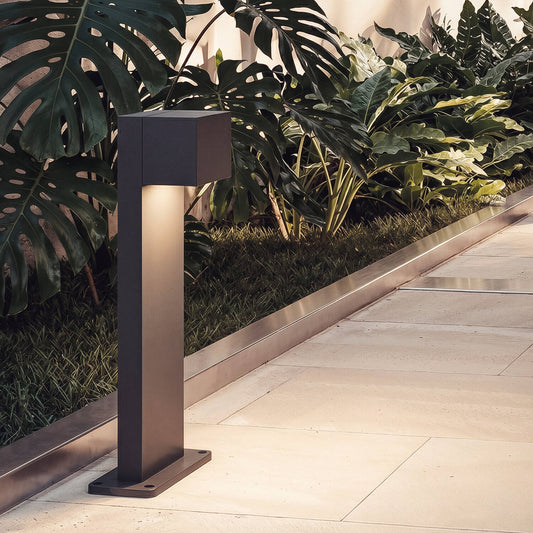 Baliza Exterior LED 10W Superficie Pie 50cm Aluminio Denny M