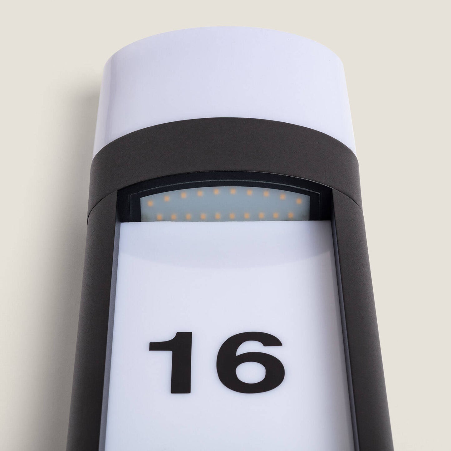 Baliza Exterior LED 10W Superficie Pie 50cm Aluminio para Numeración de Vivienda Mulham