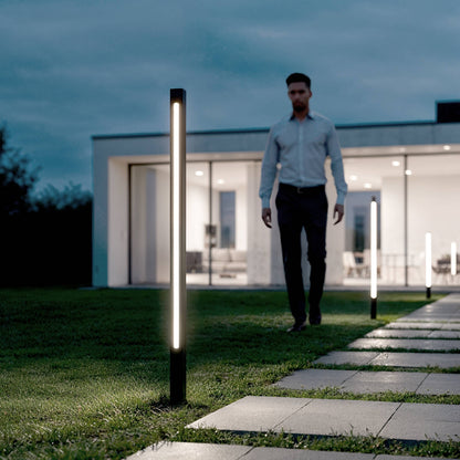 Baliza Exterior LED 12-24W 80-160 cm con Pincho Calax