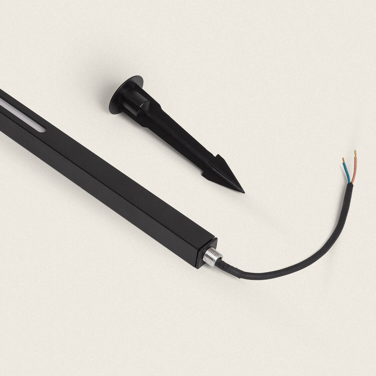 Baliza Exterior LED 12-24W 80-160 cm con Pincho Calax