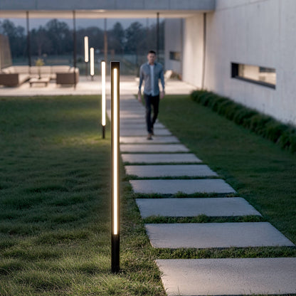Baliza Exterior LED 12-24W 80-160 cm con Pincho Calax